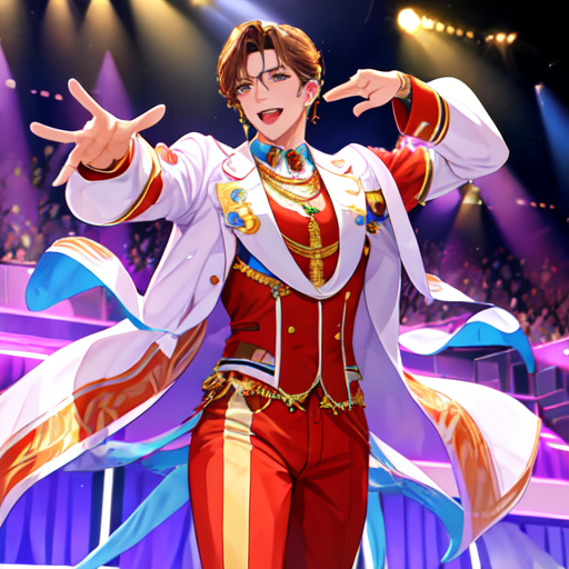 長身のイケメンアイドル