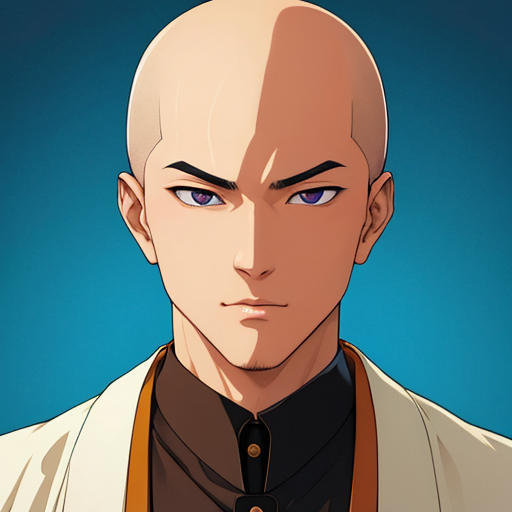 目つきの鋭い坊主イケメン