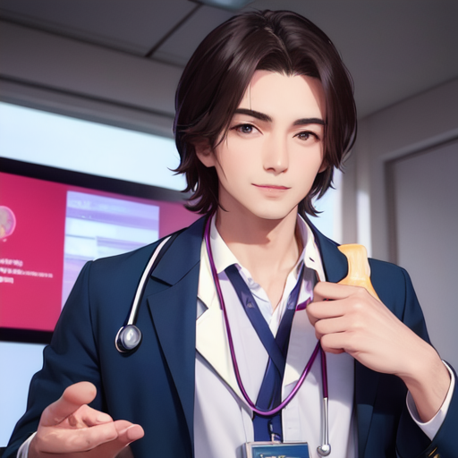 仕事が出来そうな雰囲気を出しているイケメンドクター