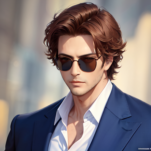 仕事が出来そうなイケメン白人男性