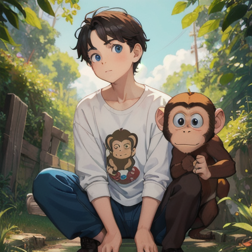 おさるとサル顔男子